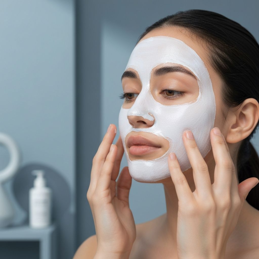 Opuštajući trenutak s maskom